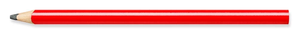 Carpenter pencil, red