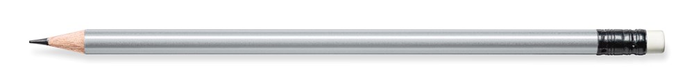 Pencil round, with eraser tip
